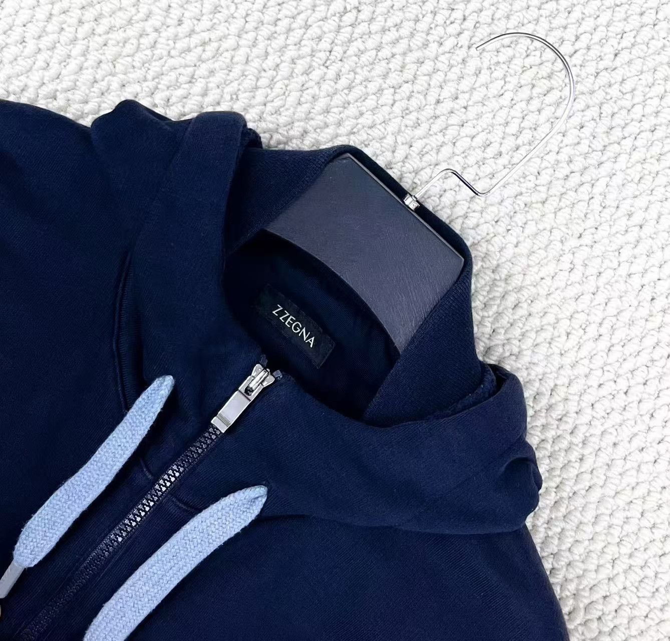 Ermenegildo Zegna ermenegildo zegna logo zip hoodie jacket Size US L / EU 52-54 / 3 - 3 Thumbnail