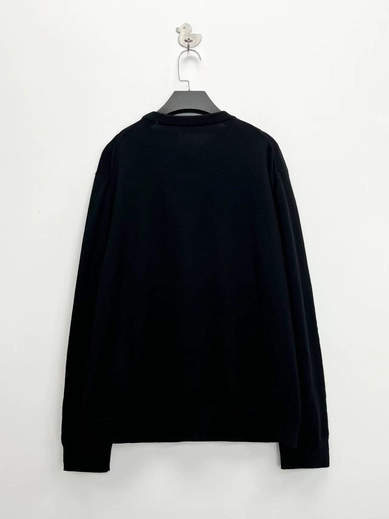 Dolce & Gabbana Dolce&Gabbana Black Embellished Crown Sweater Size US XXL / EU 58 / 5 - 2 Thumbnail