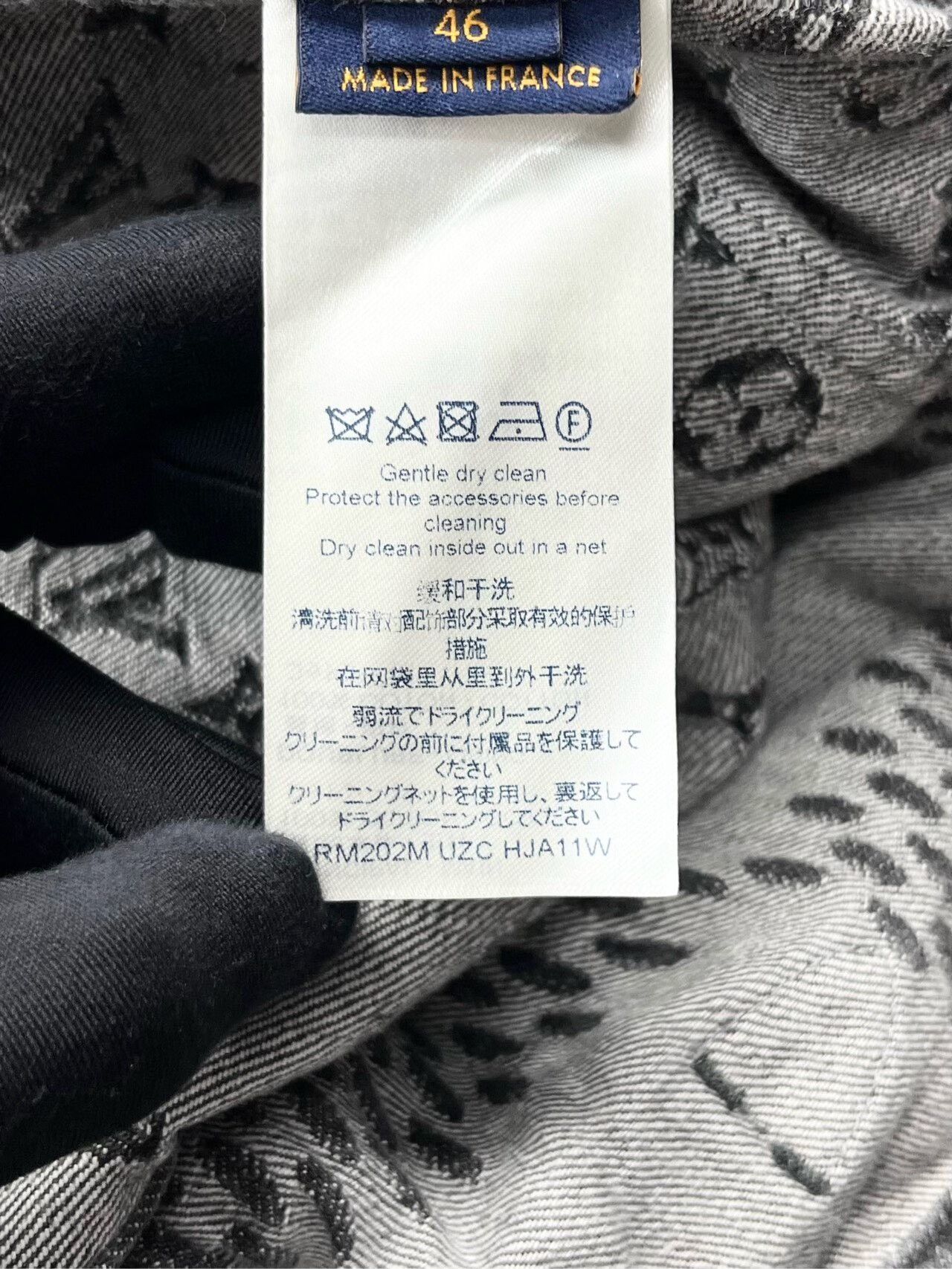 Louis Vuitton louis vuitton x nigo black denim jacket Size US L / EU 52-54 / 3 - 7 Thumbnail