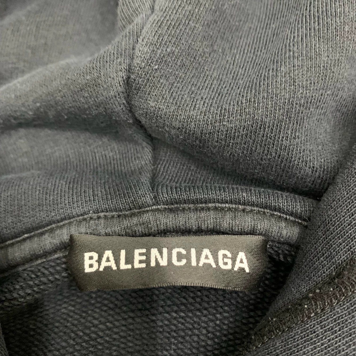 Balenciaga balenciaga black graphic hoodie for women Size US XXS / EU 40 - 6 Thumbnail