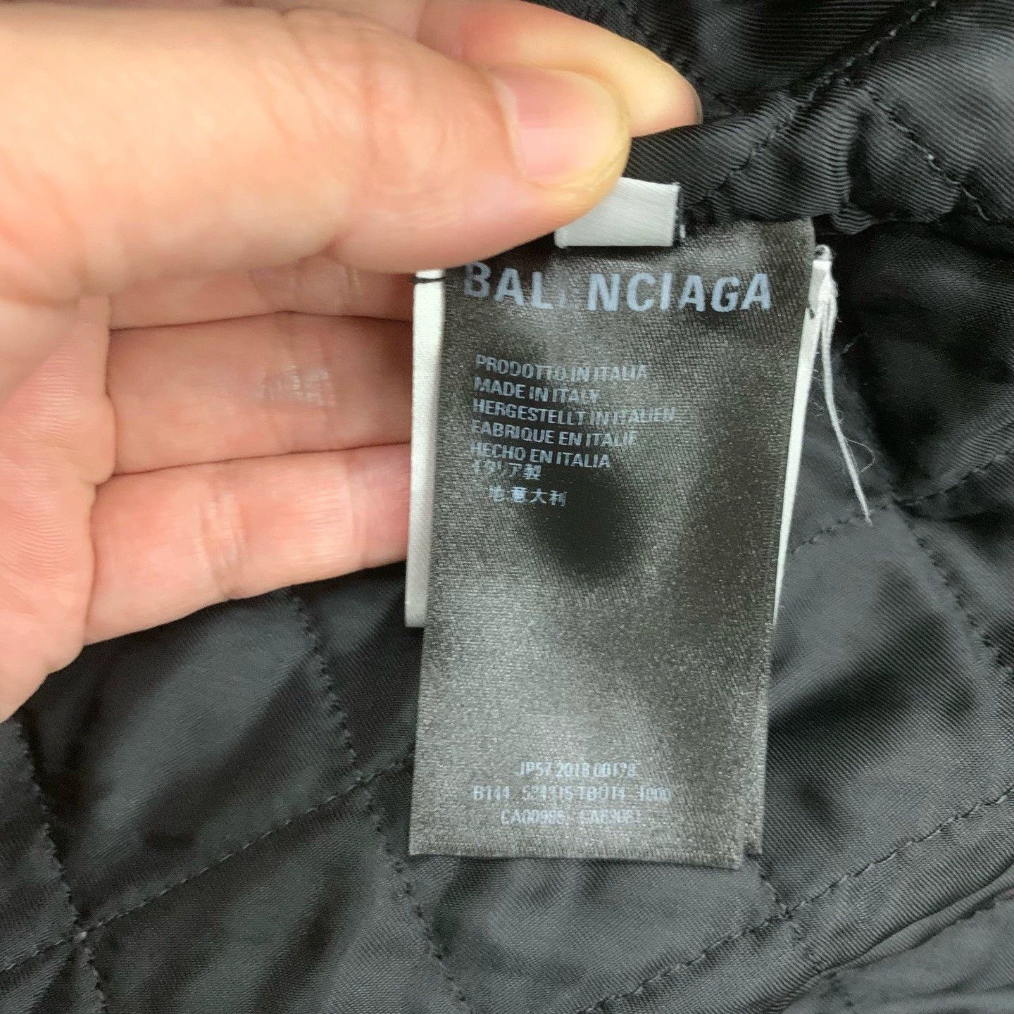 Balenciaga Balenciaga Black Logo Wool Blend Jacket Size US L / EU 52-54 / 3 - 7 Thumbnail