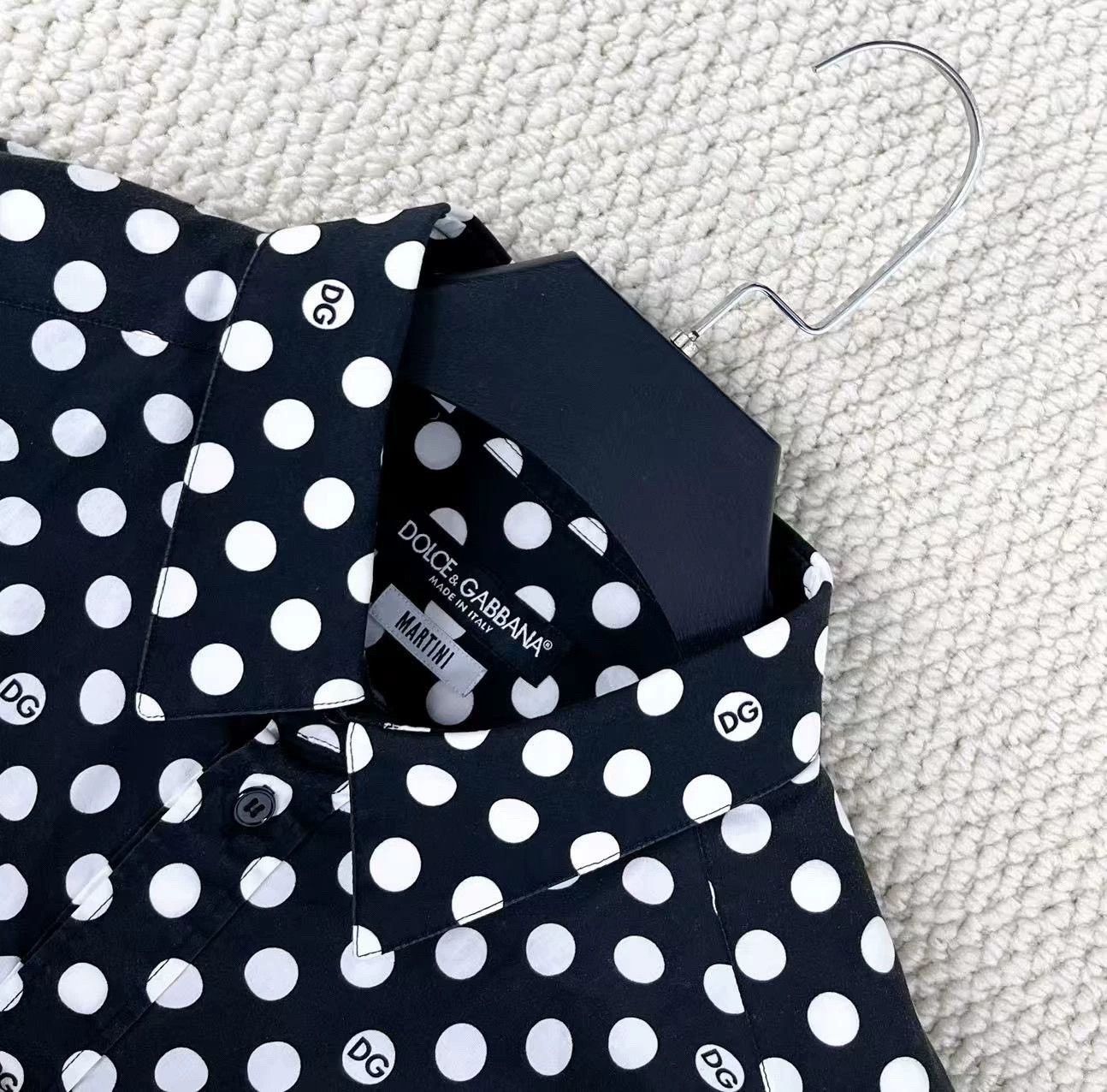 Dolce & Gabbana dolce&gabbana polka dot logo shirt jacket Size US L / EU 52-54 / 3 - 3 Thumbnail