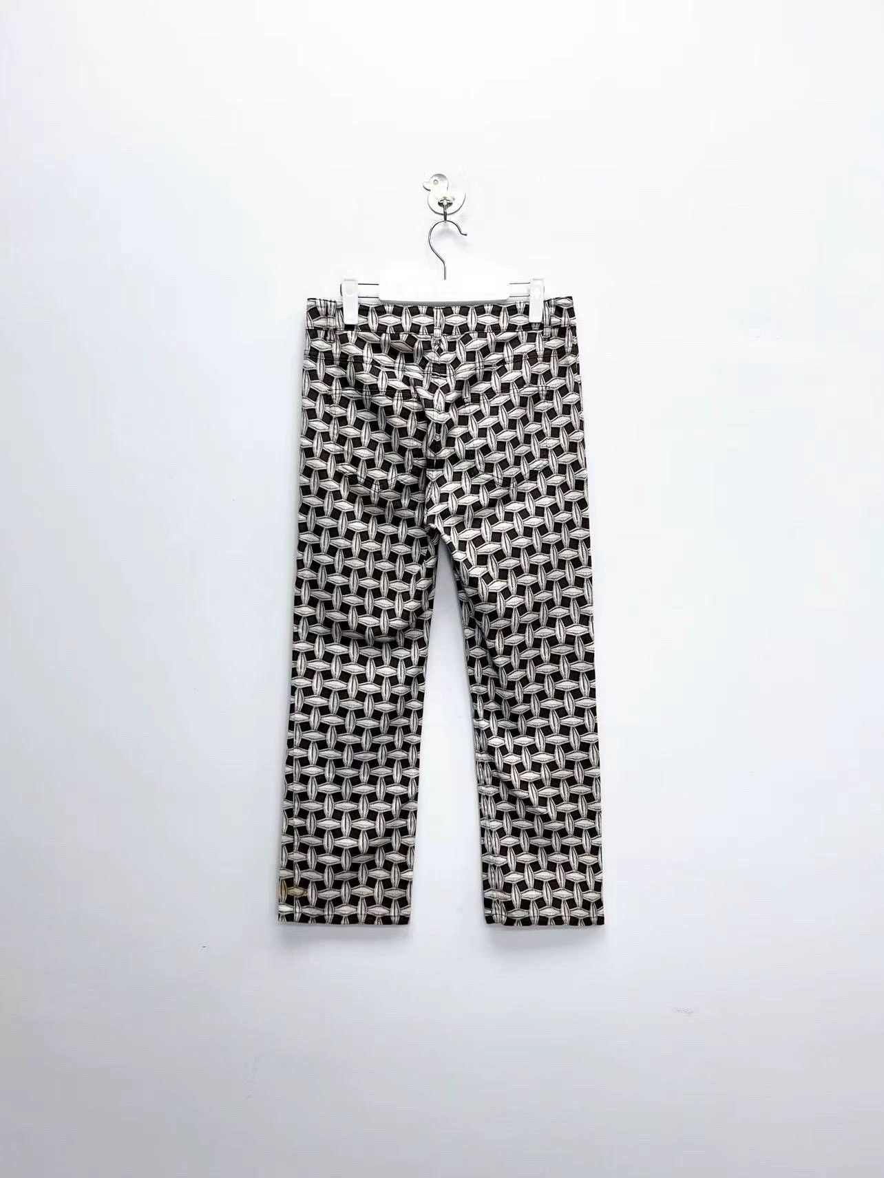louis vuitton embroidered logo pants size 40