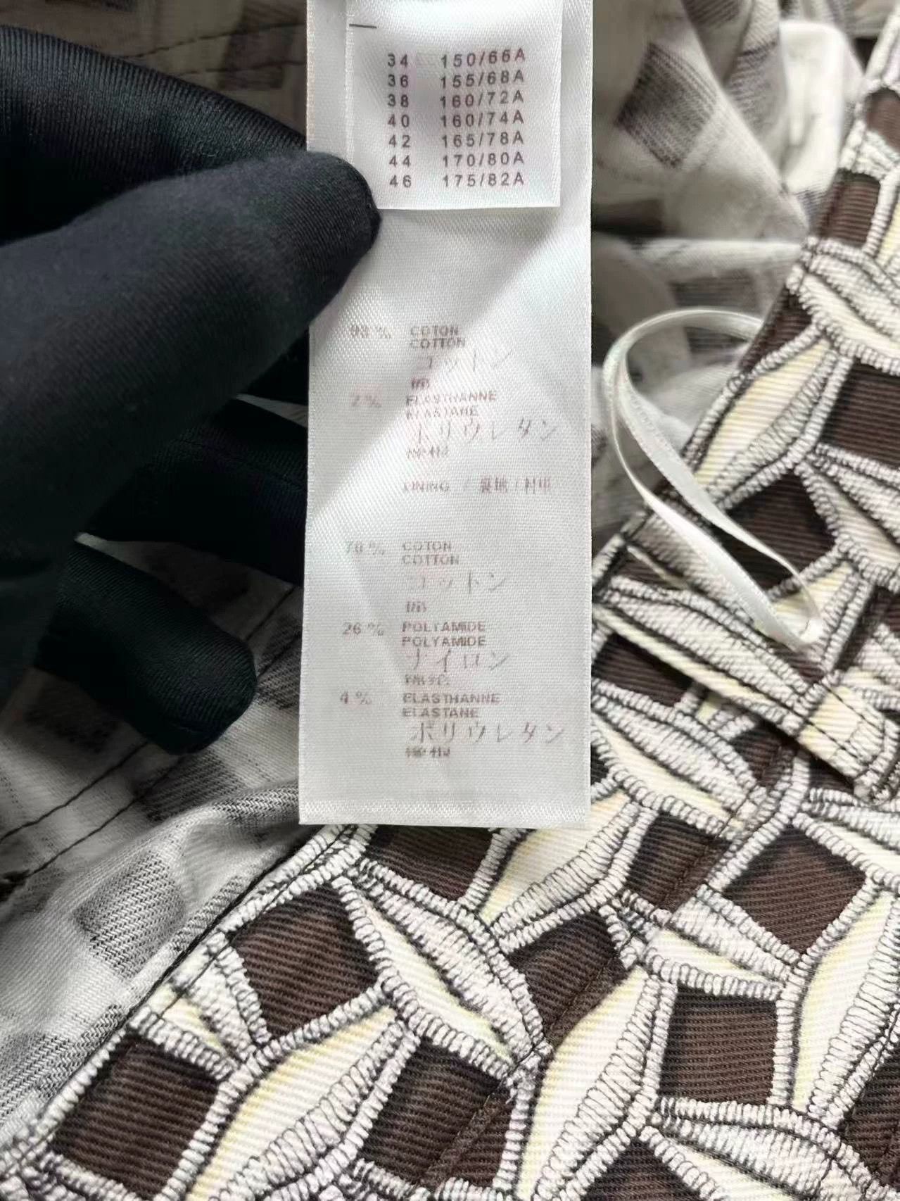 louis vuitton embroidered logo pants size 40