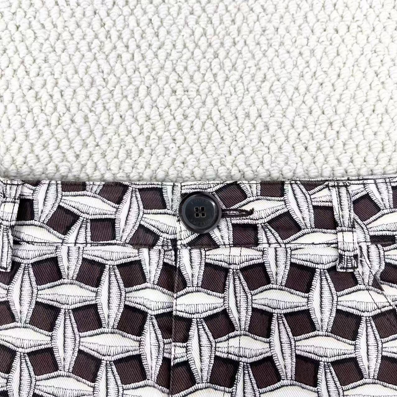 louis vuitton embroidered logo pants size 40