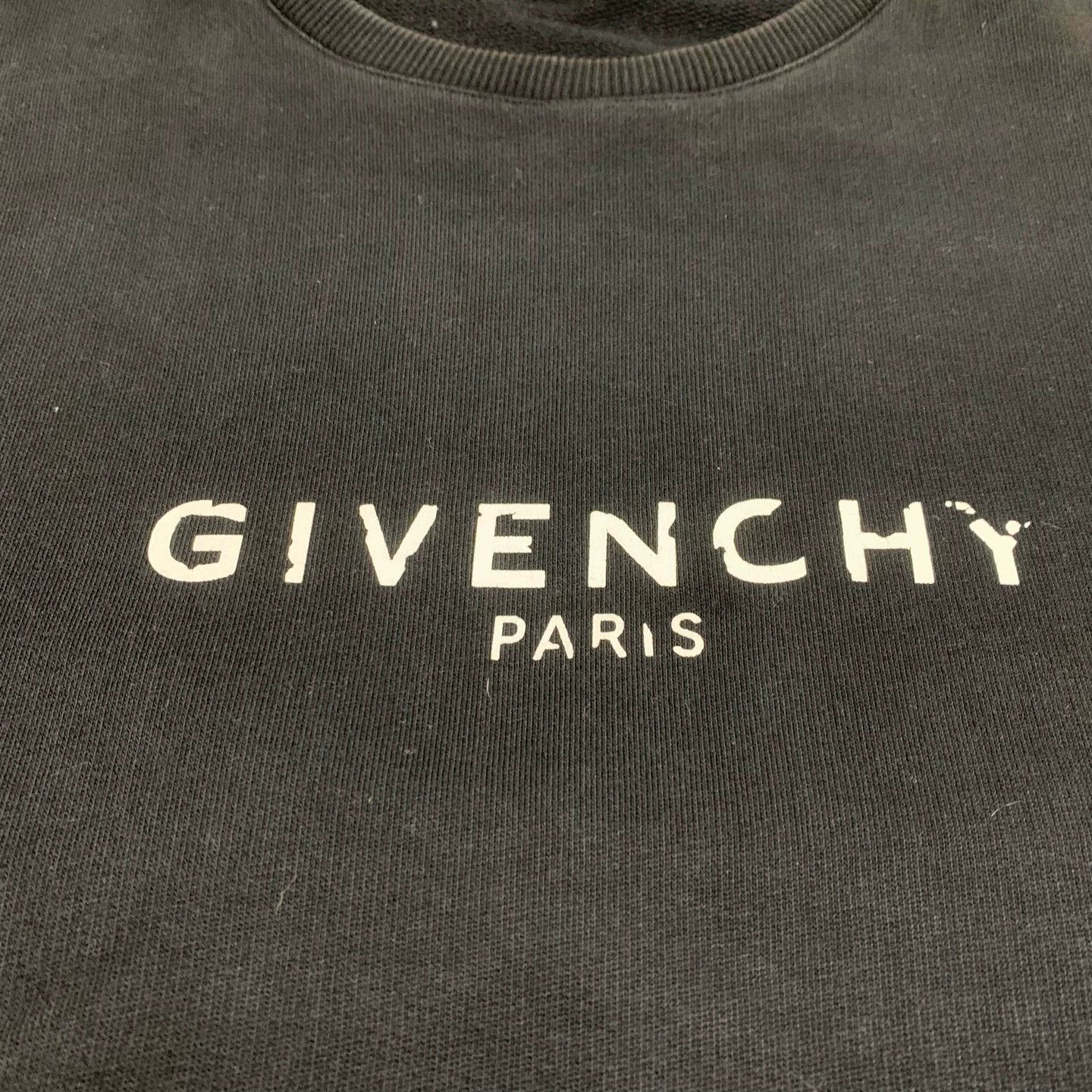 Givenchy givenchy black logo sweatshirt with flaws Size US L / EU 52-54 / 3 - 8 Thumbnail