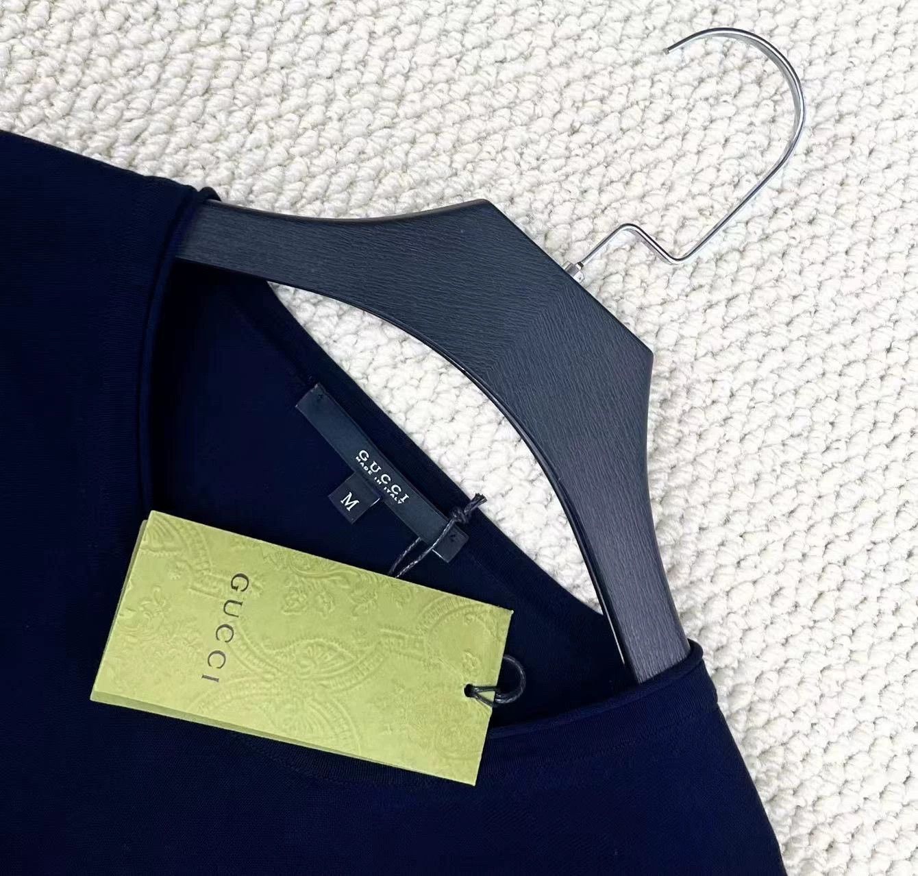 Gucci gucci navy long sleeve knit sweater with logo Size US M / EU 48-50 / 2 - 3 Thumbnail