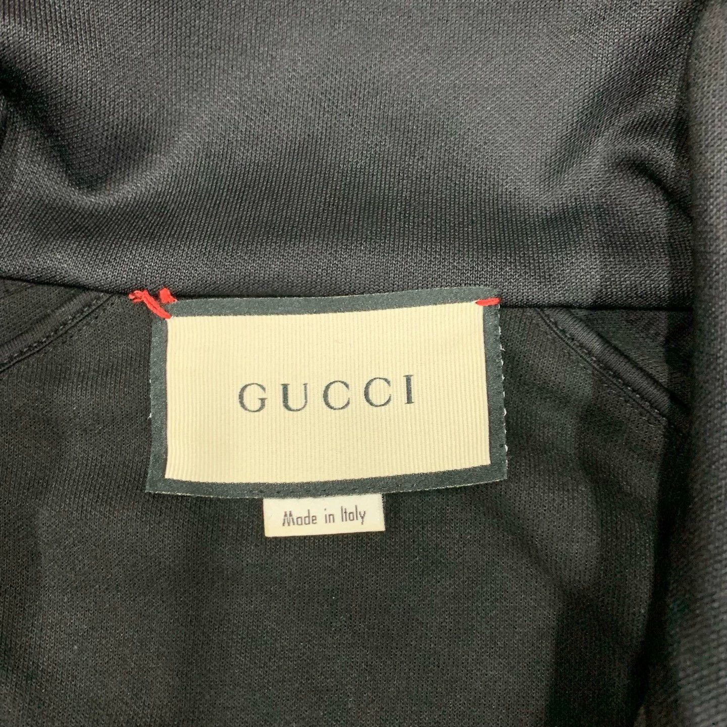 Gucci gucci black logo jacket with side stripes Size US M / EU 48-50 / 2 - 6 Thumbnail