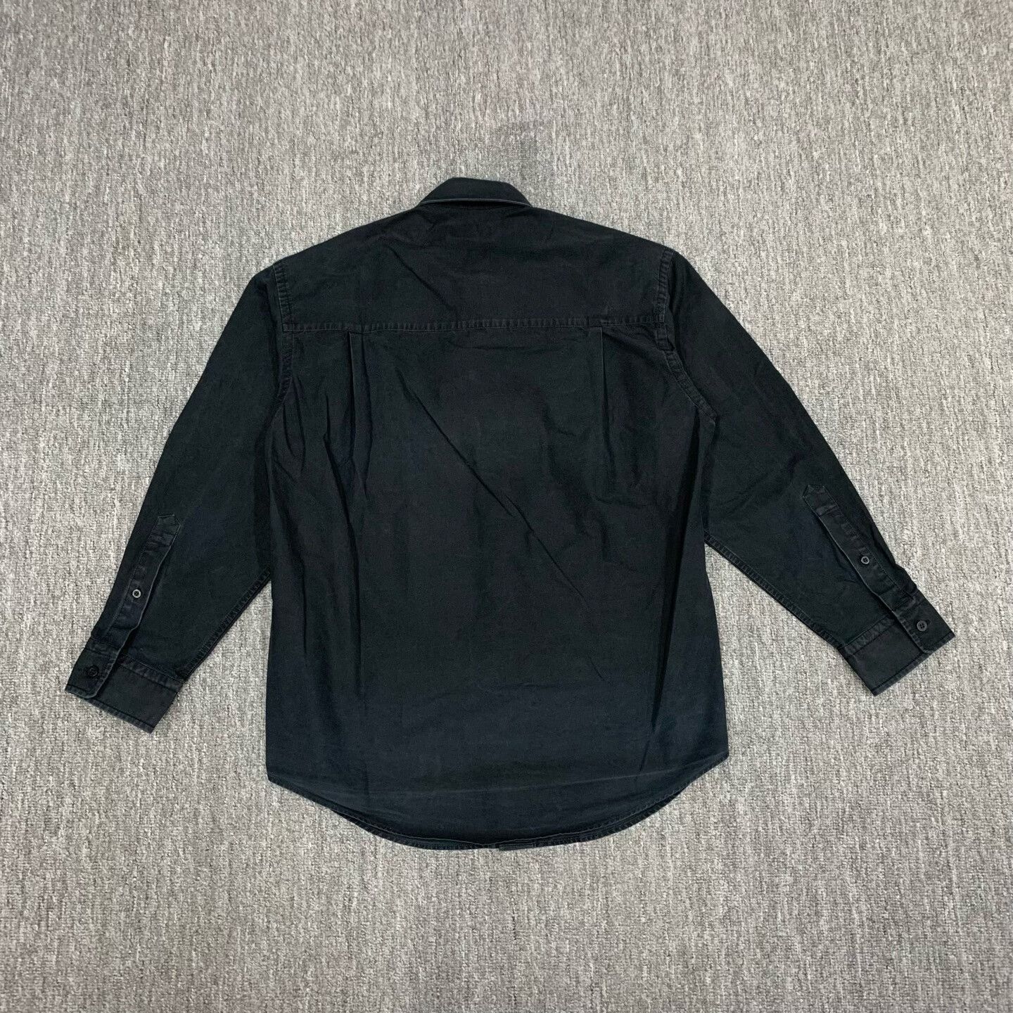 Balenciaga Balenciaga Black Distressed Shirt Jacket Size 36 Size US S / EU 44-46 / 1 - 2 Thumbnail