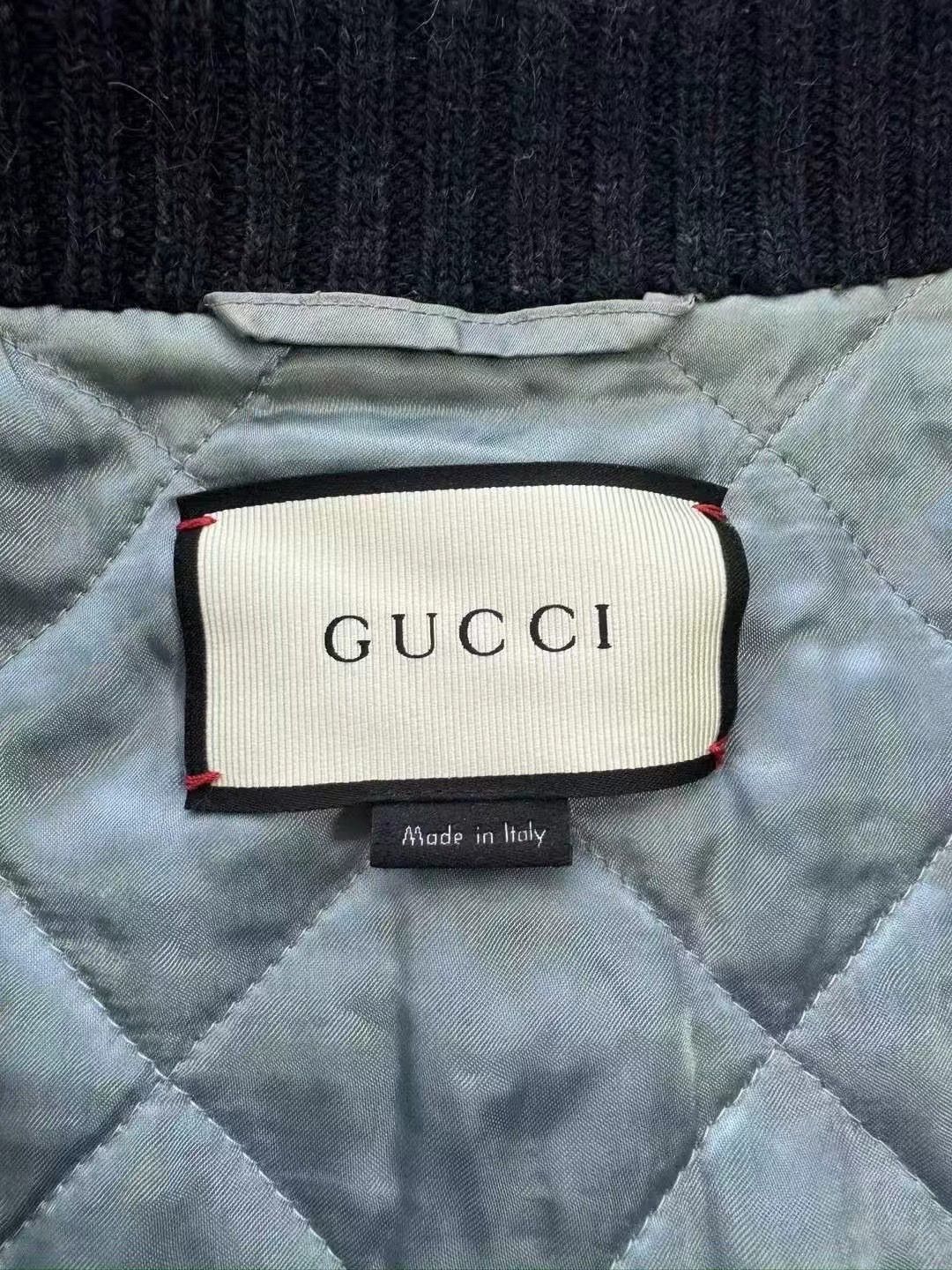 Gucci gucci floral embroidered leather sleeve jacket Size US L / EU 52-54 / 3 - 5 Thumbnail