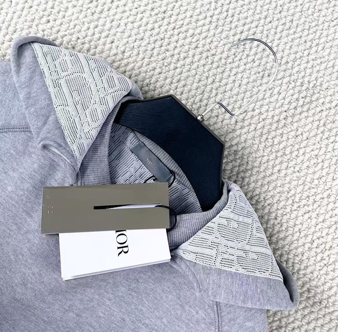 Dior Dior Gray Logo Embroidered Hoodie Size US XS / EU 42 / 0 - 3 Thumbnail