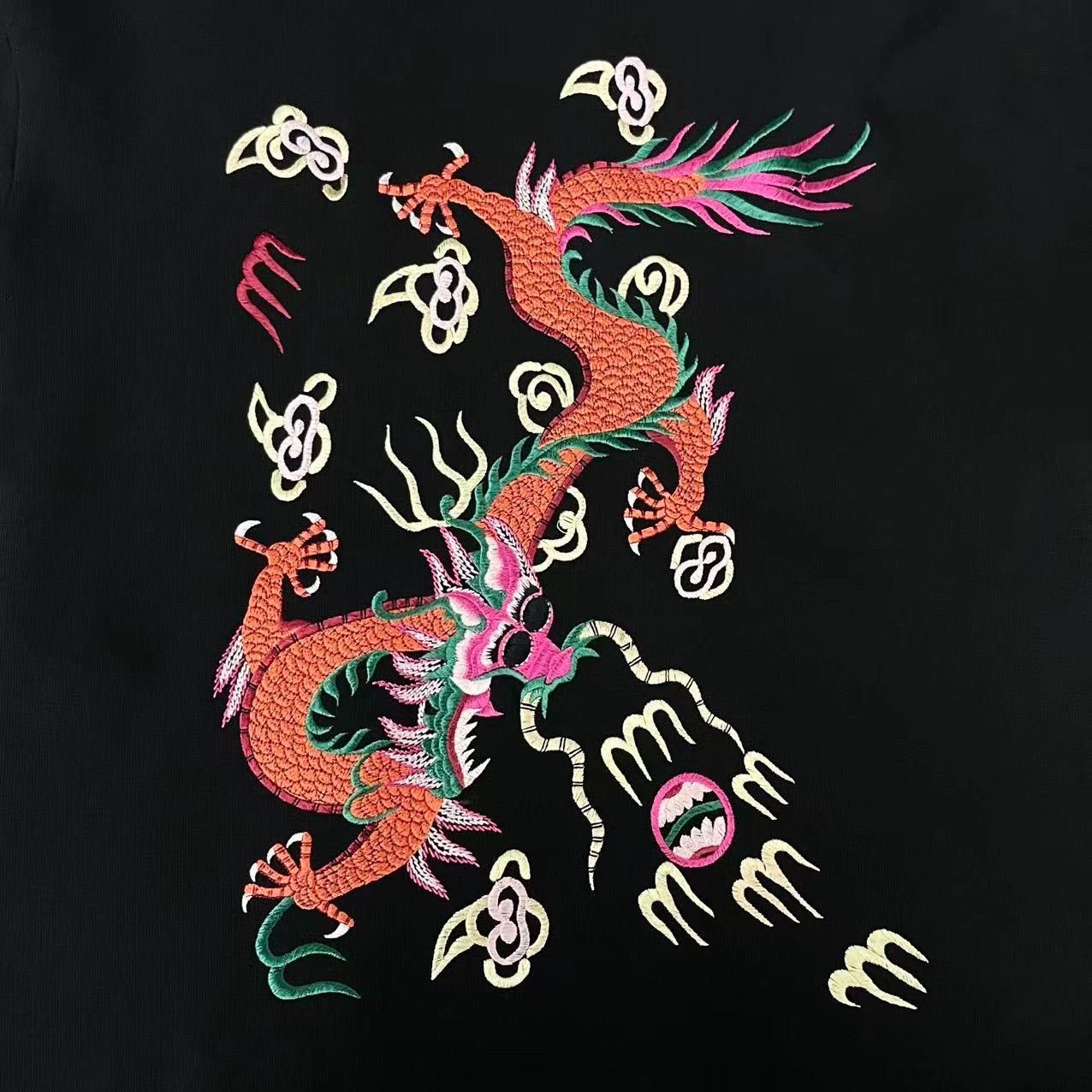 Gucci gucci black dragon embroidered zip hoodie Size US XS / EU 42 / 0 - 4 Thumbnail