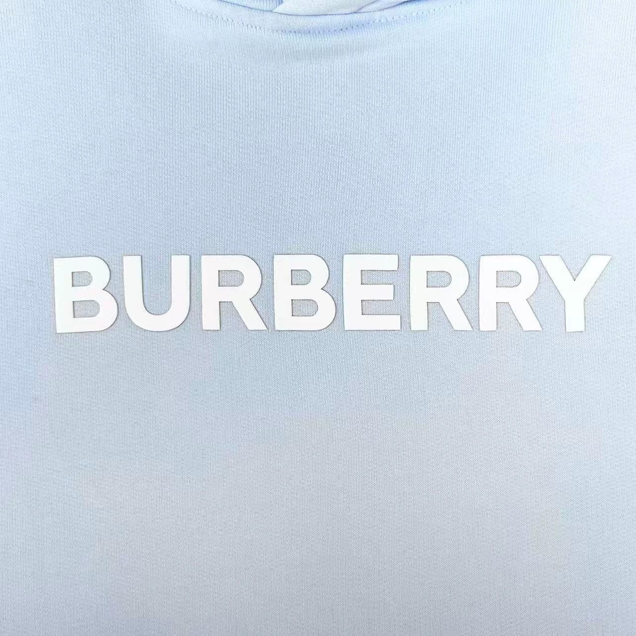 Burberry burberry light blue logo hoodie for men Size US XS / EU 42 / 0 - 4 Thumbnail