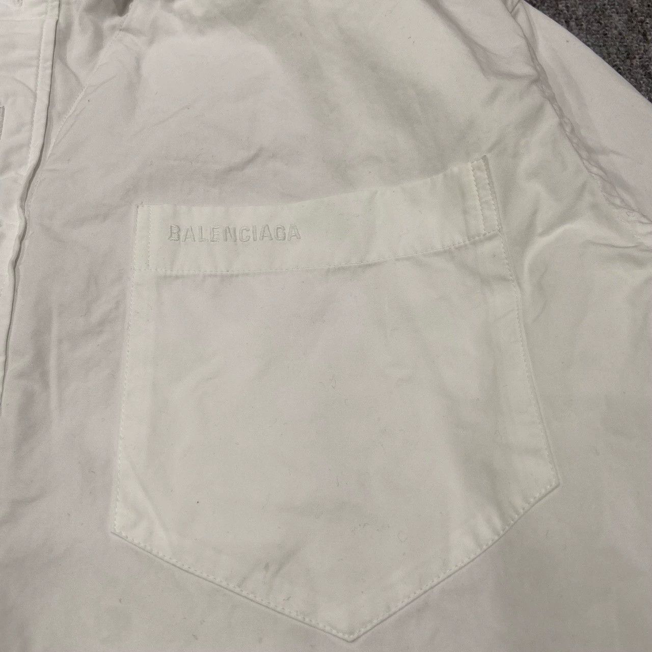 Balenciaga Balenciaga Long Sleeve Button Up Shirt Size S / US 4 / IT 40 - 6 Thumbnail