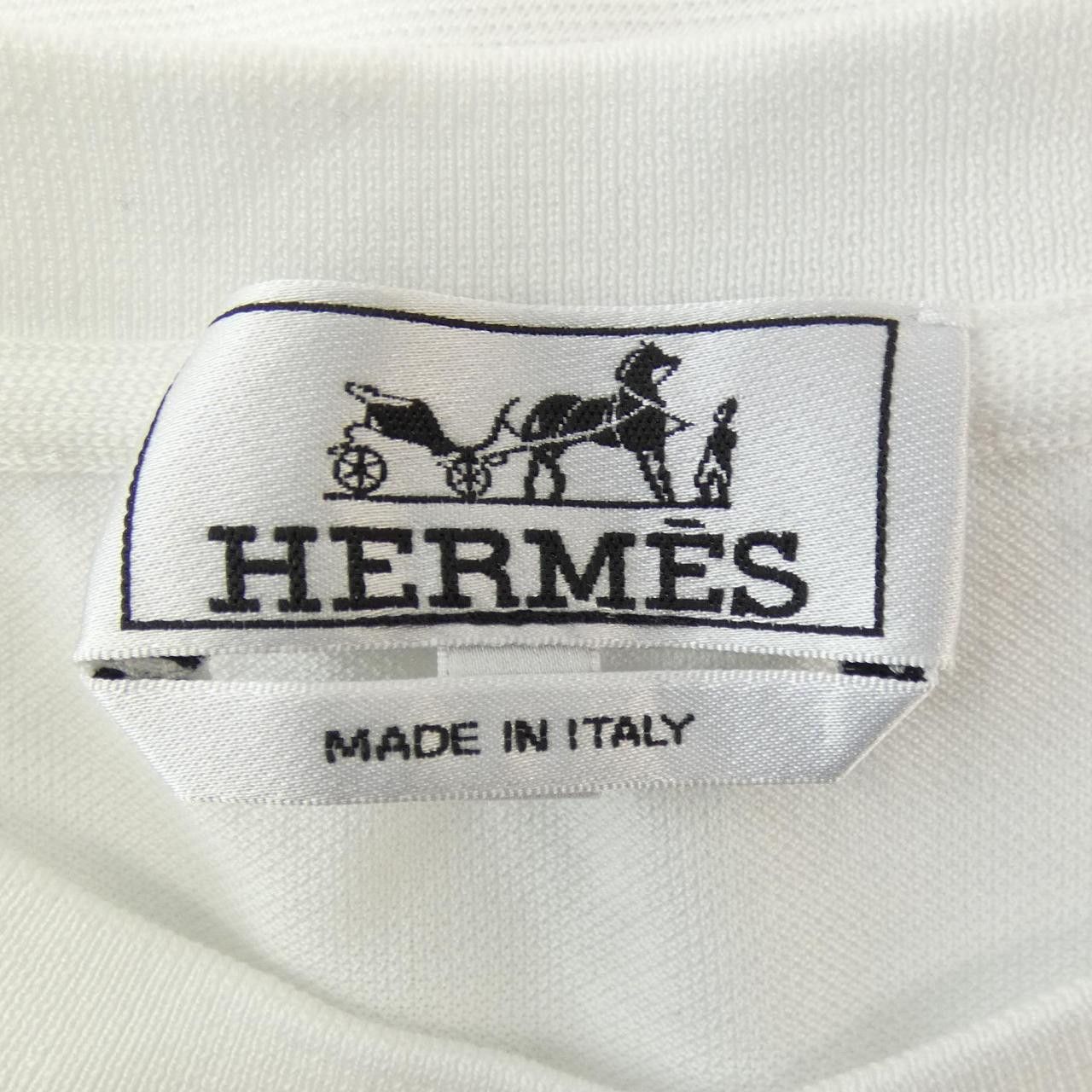 Hermes Hermes Hermes T-shirt Cotton T-shirt XS Cotton T-Shirts DUTY FREE for USA Size ONE SIZE - 4 Thumbnail