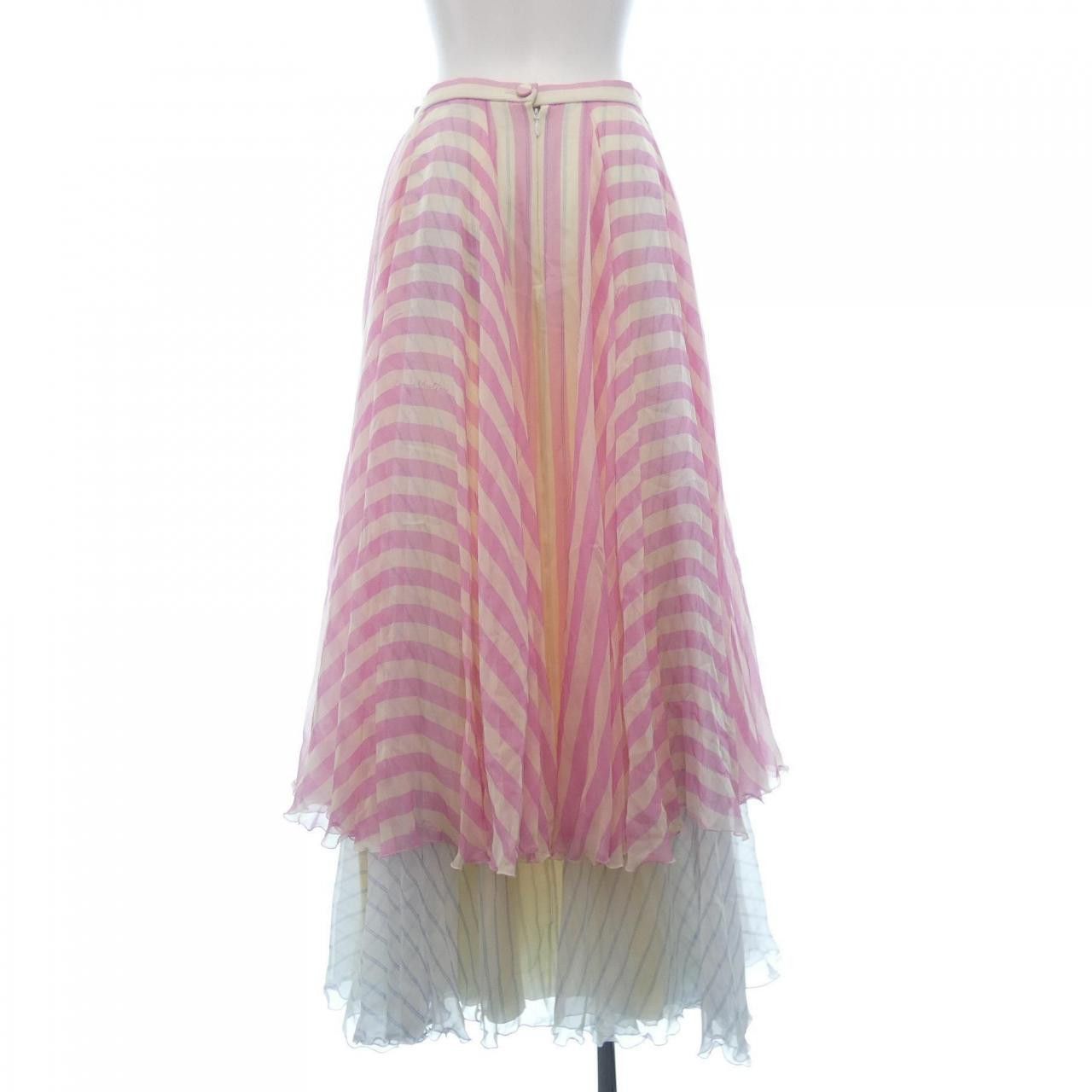 Louis Vuitton Louis Vuitton Louis Vuitton Silk Skirt Others Skirts FQJX21KQX DUTY FREE for USA Size ONE SIZE - 2 Thumbnail