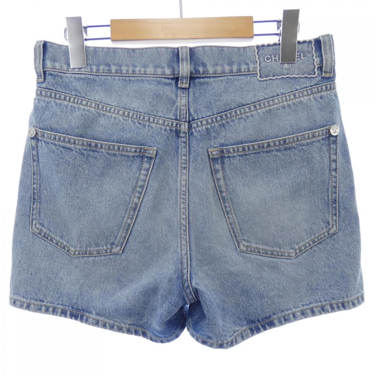 Chanel Chanel Chanel Shorts Cotton Shorts P78558V71193 DUTY FREE for USA Size ONE SIZE - 2 Thumbnail