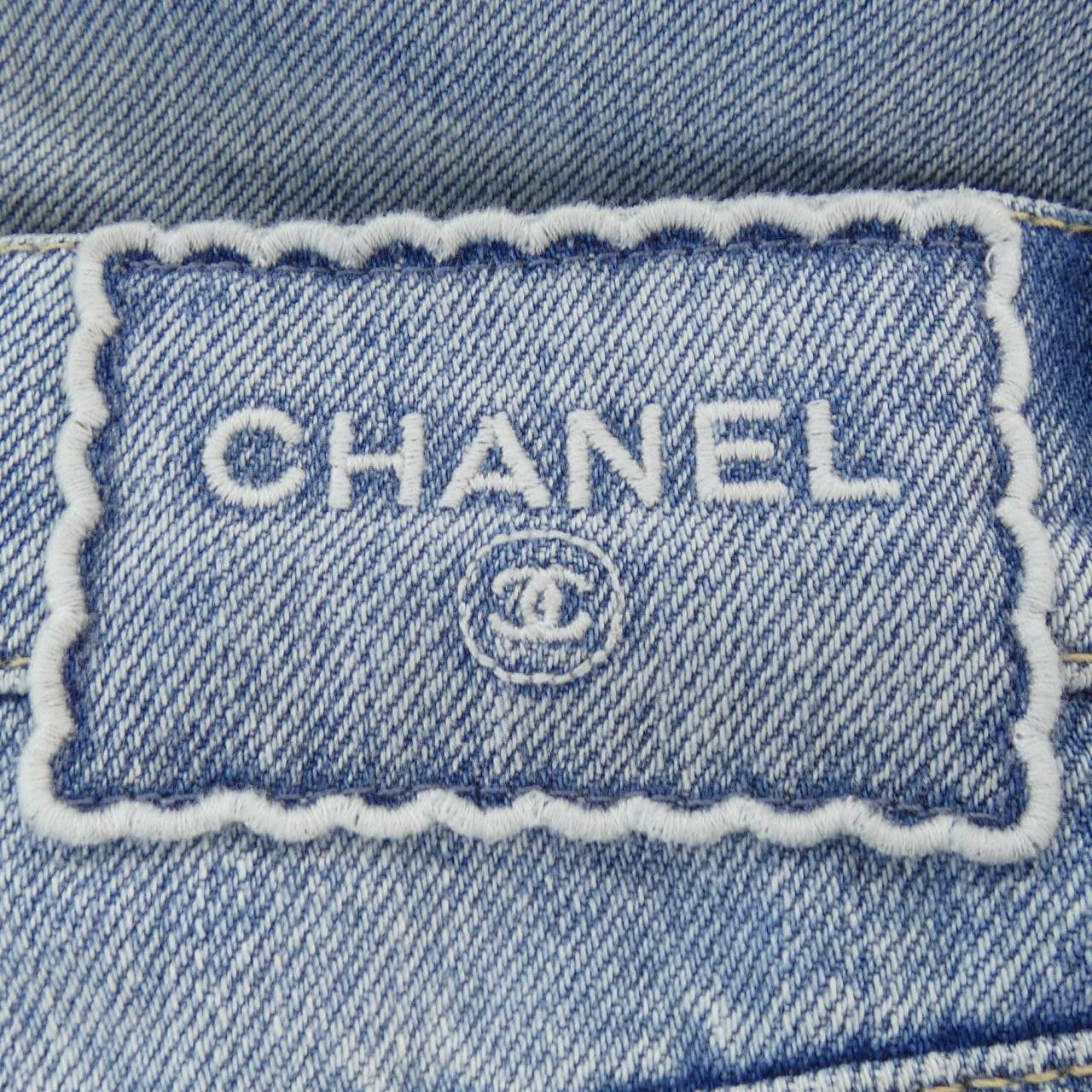 Chanel Chanel Chanel Shorts Cotton Shorts P78558V71193 DUTY FREE for USA Size ONE SIZE - 6 Thumbnail
