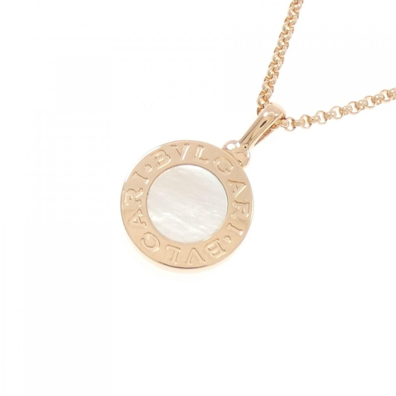 Bvlgari Bvlgari Bvlgari BVLGARI BVLGARI 750 Pink Gold Mother of Pearl Necklace Metal Necklace 350553 DUTY FREE for USA Size ONE SIZE - 3 Thumbnail