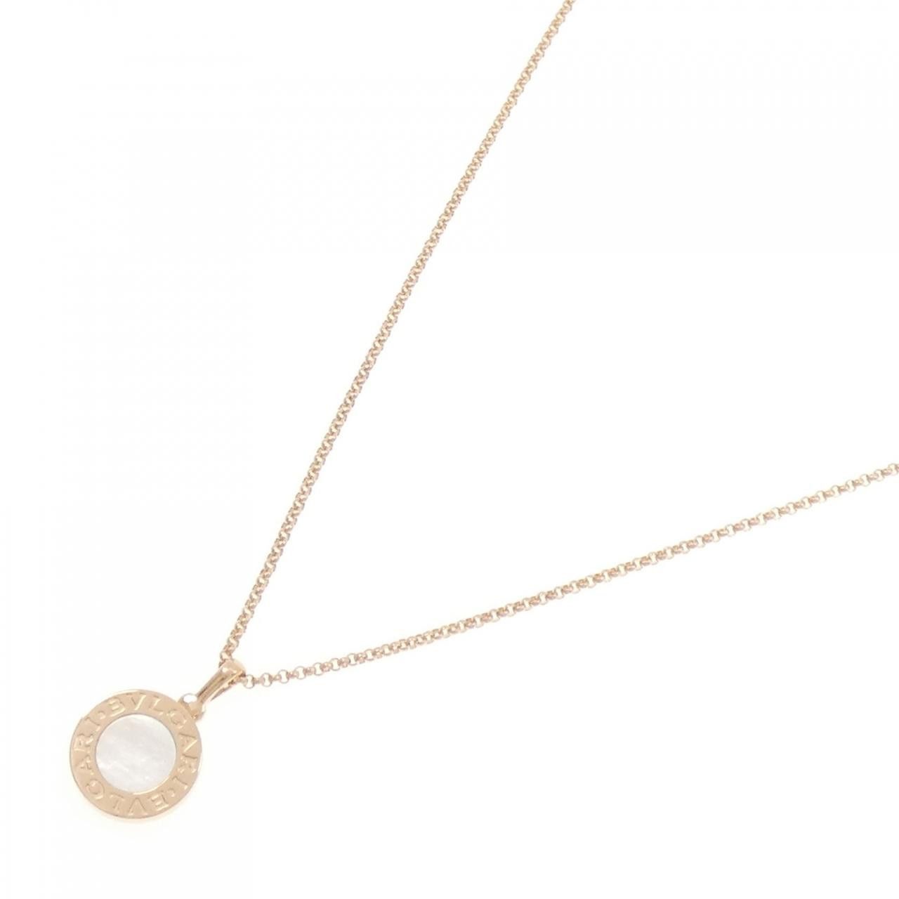 Bvlgari Bvlgari Bvlgari BVLGARI BVLGARI 750 Pink Gold Mother of Pearl Necklace Metal Necklace 350553 DUTY FREE for USA Size ONE SIZE - 2 Thumbnail