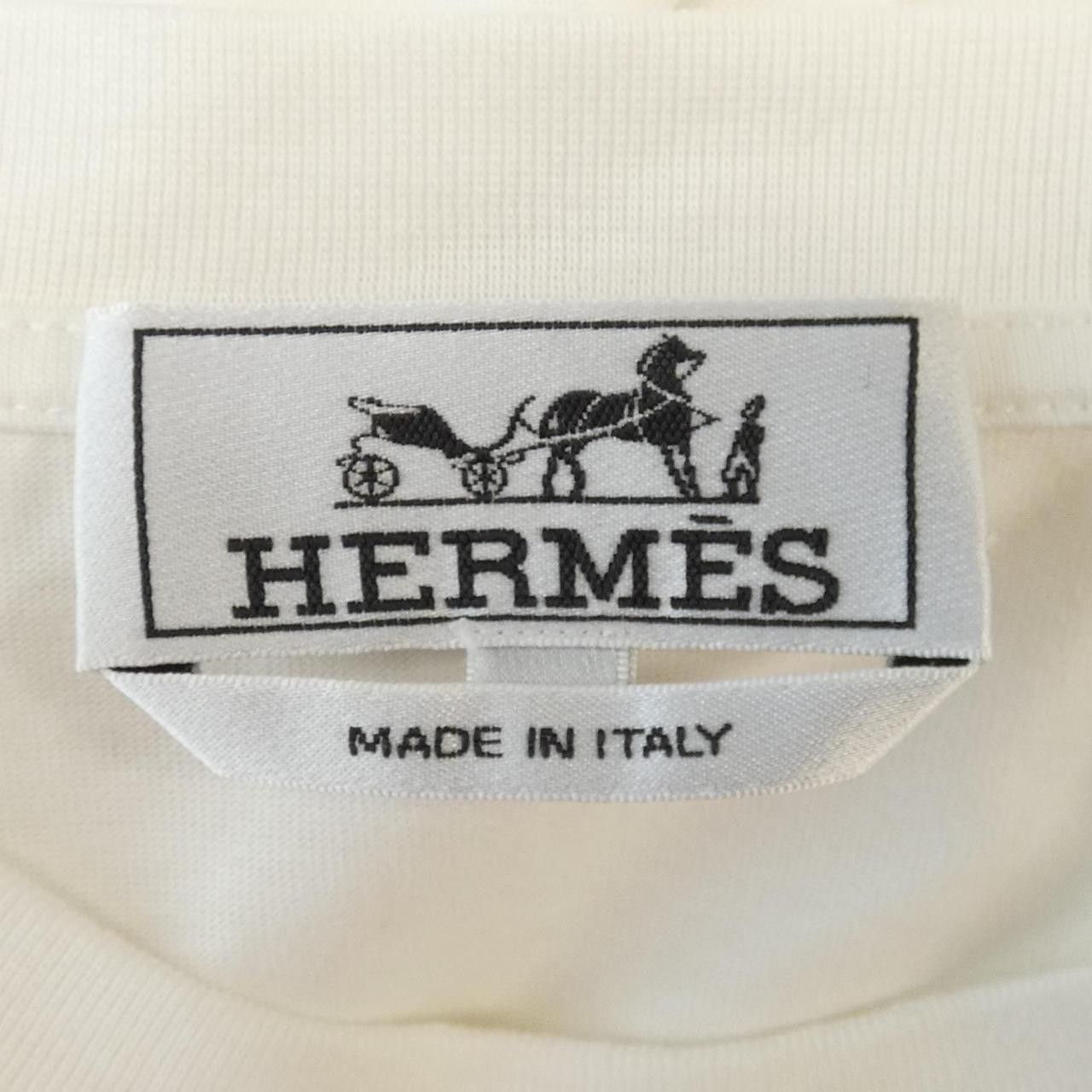 Hermes Hermes Hermès T-shirt Cotton T-shirt S Cotton T-Shirts DUTY FREE for USA Size ONE SIZE - 4 Thumbnail