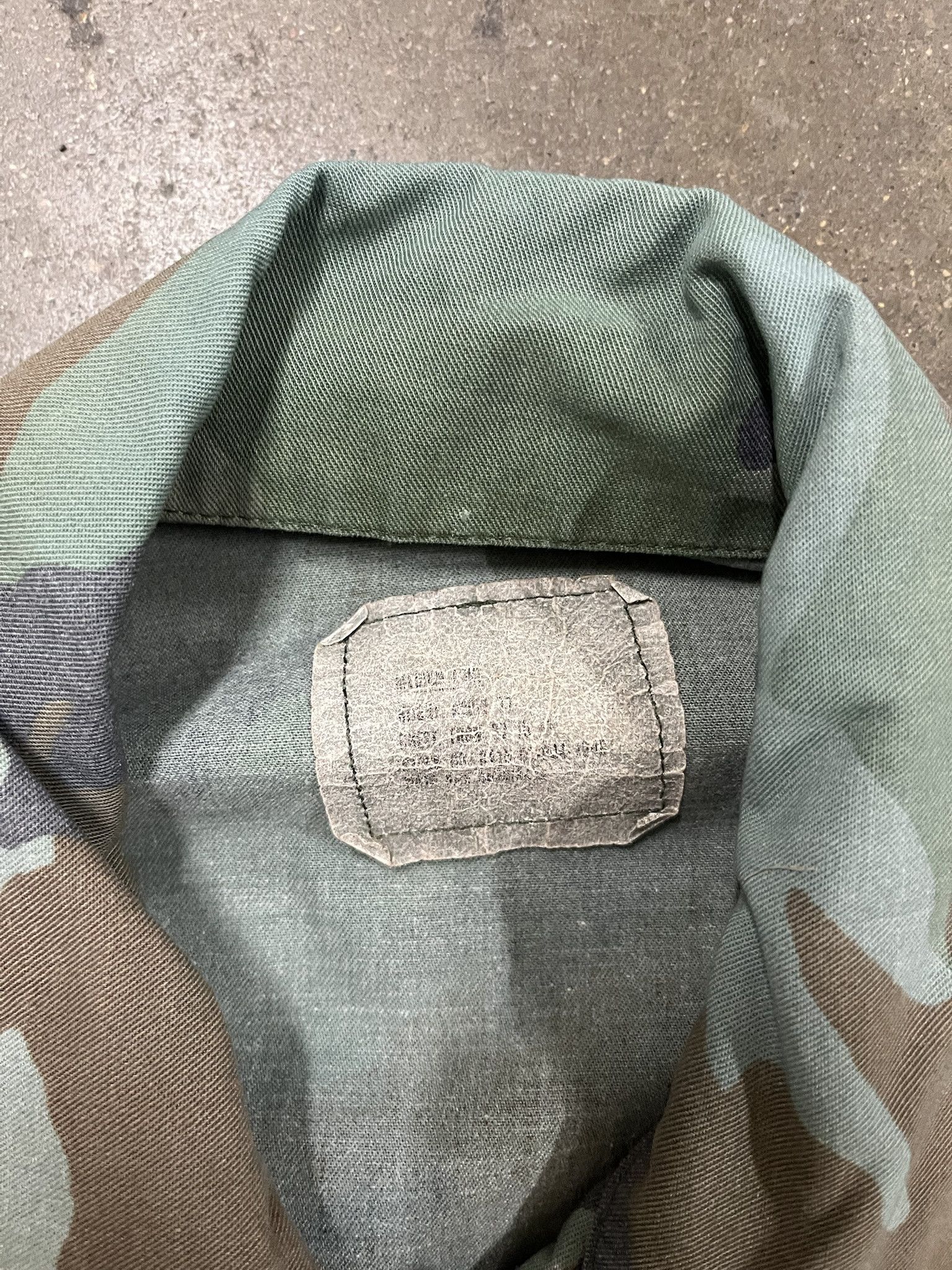Vintage Vintage 1990s Military USMC Custom Blue Dyed BDU Camo Field Shirt Size M Size US M / EU 48-50 / 2 - 3 Thumbnail