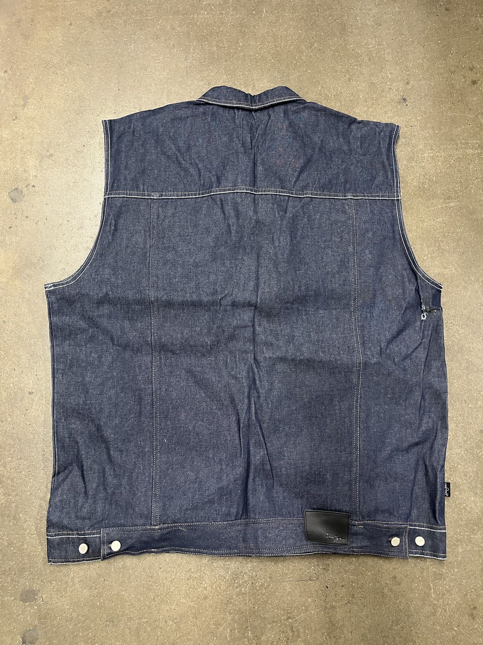 Sean John × Vintage Vintage Deadstock NWT Sean John 2000s Denim Vest Size 3XL Size US XXL / EU 58 / 5 - 3 Thumbnail