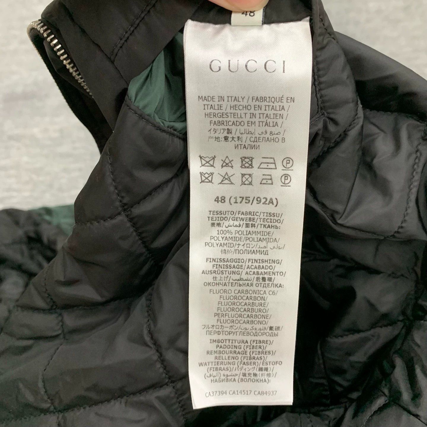 Gucci gucci logo printed hooded jacket for men Size US L / EU 52-54 / 3 - 7 Thumbnail