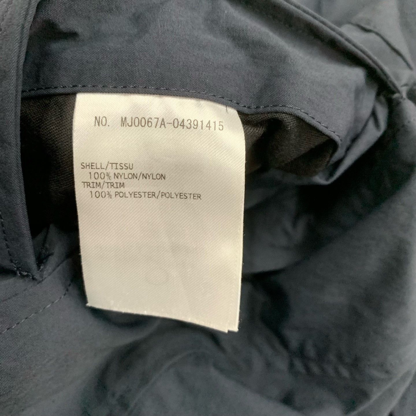 Thom Browne Thom Browne navy three-stripe nylon shirt jacket Size US L / EU 52-54 / 3 - 7 Thumbnail
