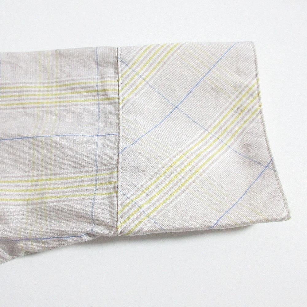 Other Other yori Frill Shoulder Check Blouse Others Tops YR1921-012SP DUTY FREE for USA Size ONE SIZE - 7 Thumbnail