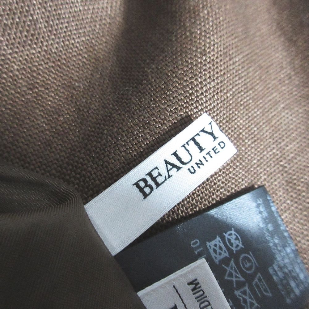 Other Other BEAUTY&YOUTH Linen Collarless Jacket Natural Material Outerwear 1622-144-1110 DUTY FREE for USA Size ONE SIZE - 6 Thumbnail