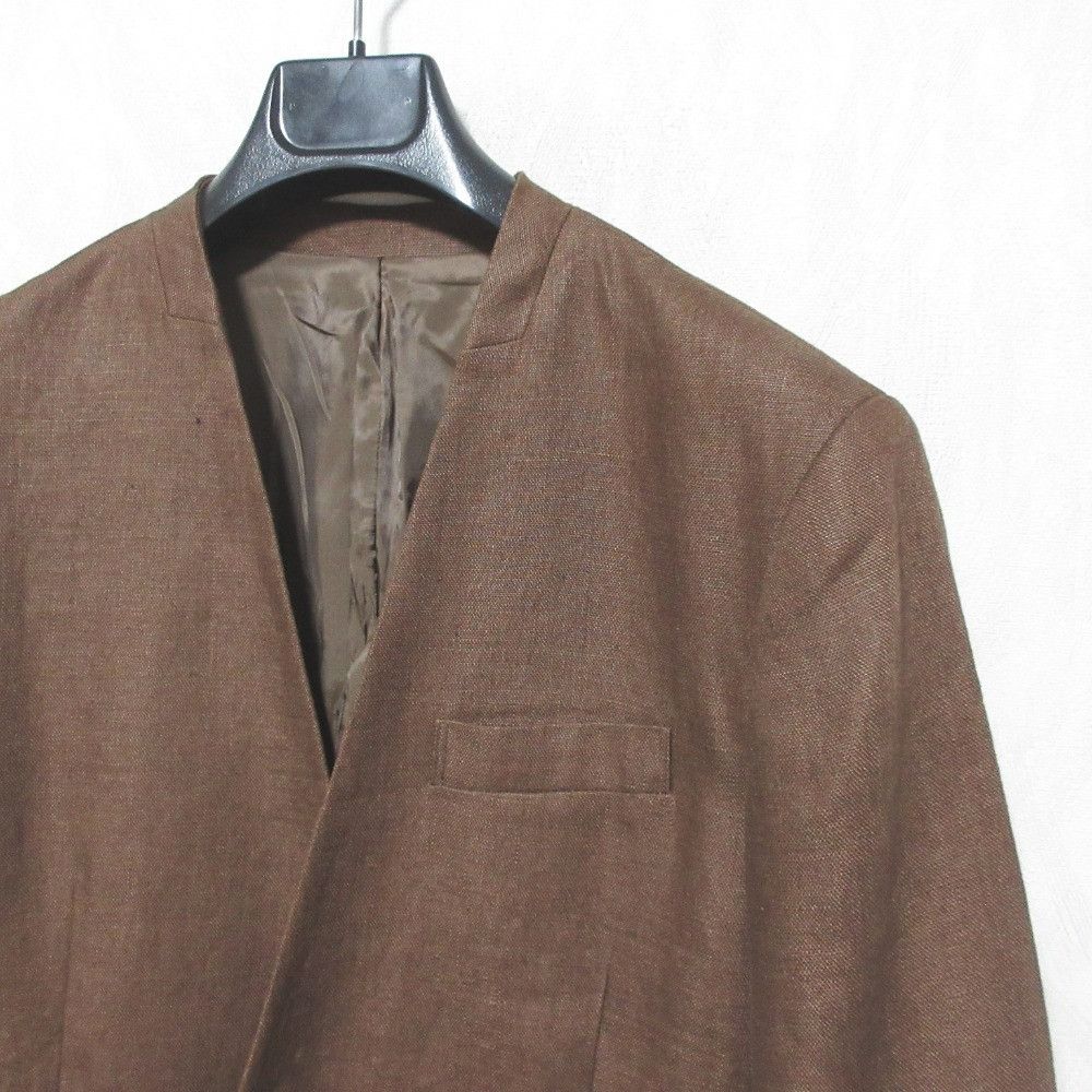 Other Other BEAUTY&YOUTH Linen Collarless Jacket Natural Material Outerwear 1622-144-1110 DUTY FREE for USA Size ONE SIZE - 3 Thumbnail