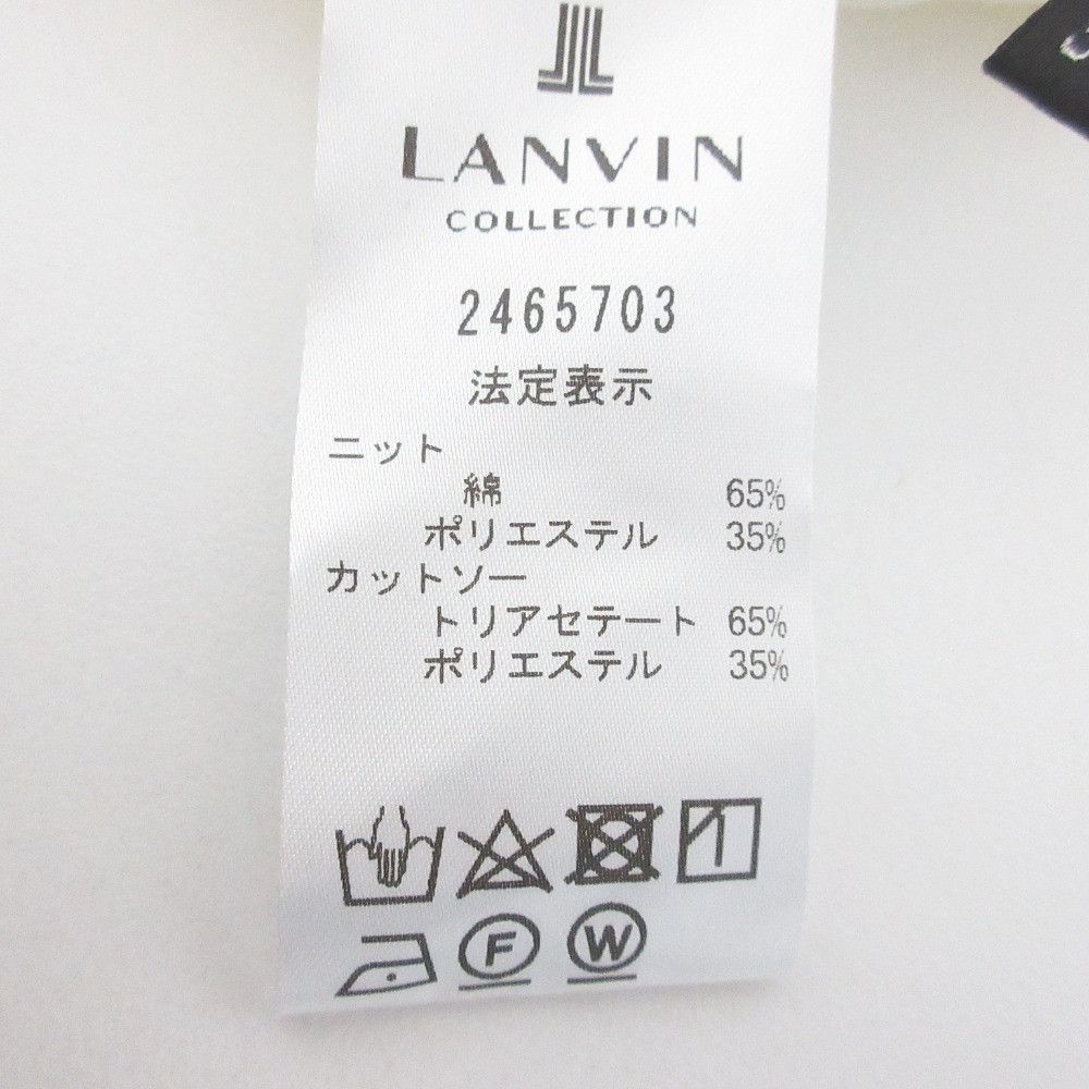 Lanvin Lanvin Lanvin Collection Asymmetric Docking Cut and Sewn Top Others Tops 2465703 DUTY FREE for USA Size ONE SIZE - 7 Thumbnail