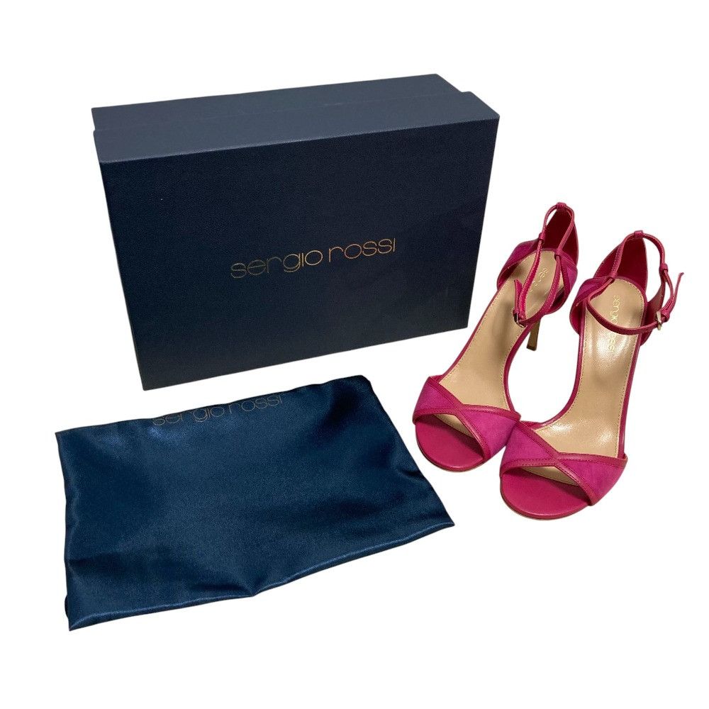 Other Other Sergio Rossi Suede Heel Sandals Suede Shoes DUTY FREE for USA Size ONE SIZE - 9 Thumbnail