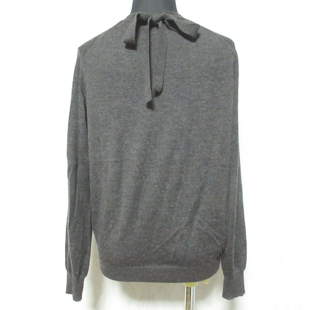 Other Other Drawer 18G Back Ribbon Cashmere Silk Knitwear Others Tops DUTY FREE for USA Size ONE SIZE - 2 Thumbnail