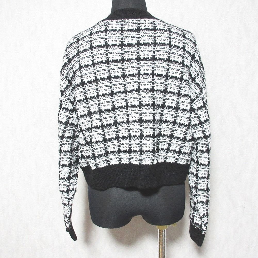 Other Other Diagram Check Crew Knit Cardigan Others Tops 0323453116 DUTY FREE for USA Size ONE SIZE - 2 Thumbnail