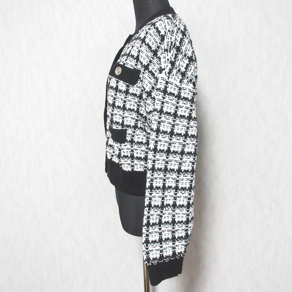 Other Other Diagram Check Crew Knit Cardigan Others Tops 0323453116 DUTY FREE for USA Size ONE SIZE - 3 Thumbnail