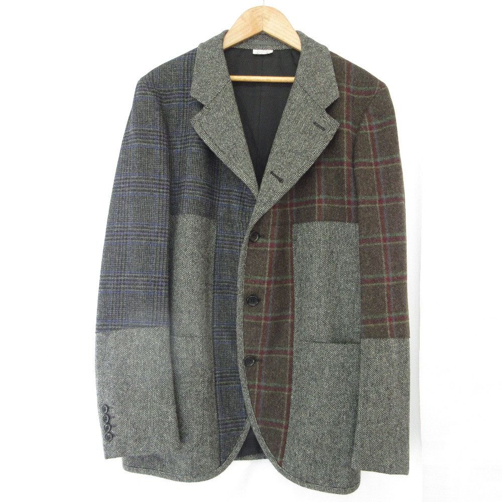 Other Other COMME des GARCONS HOMME DEUX Tweed Jacket Others Outerwear DUTY FREE for USA Size ONE SIZE - 3 Thumbnail