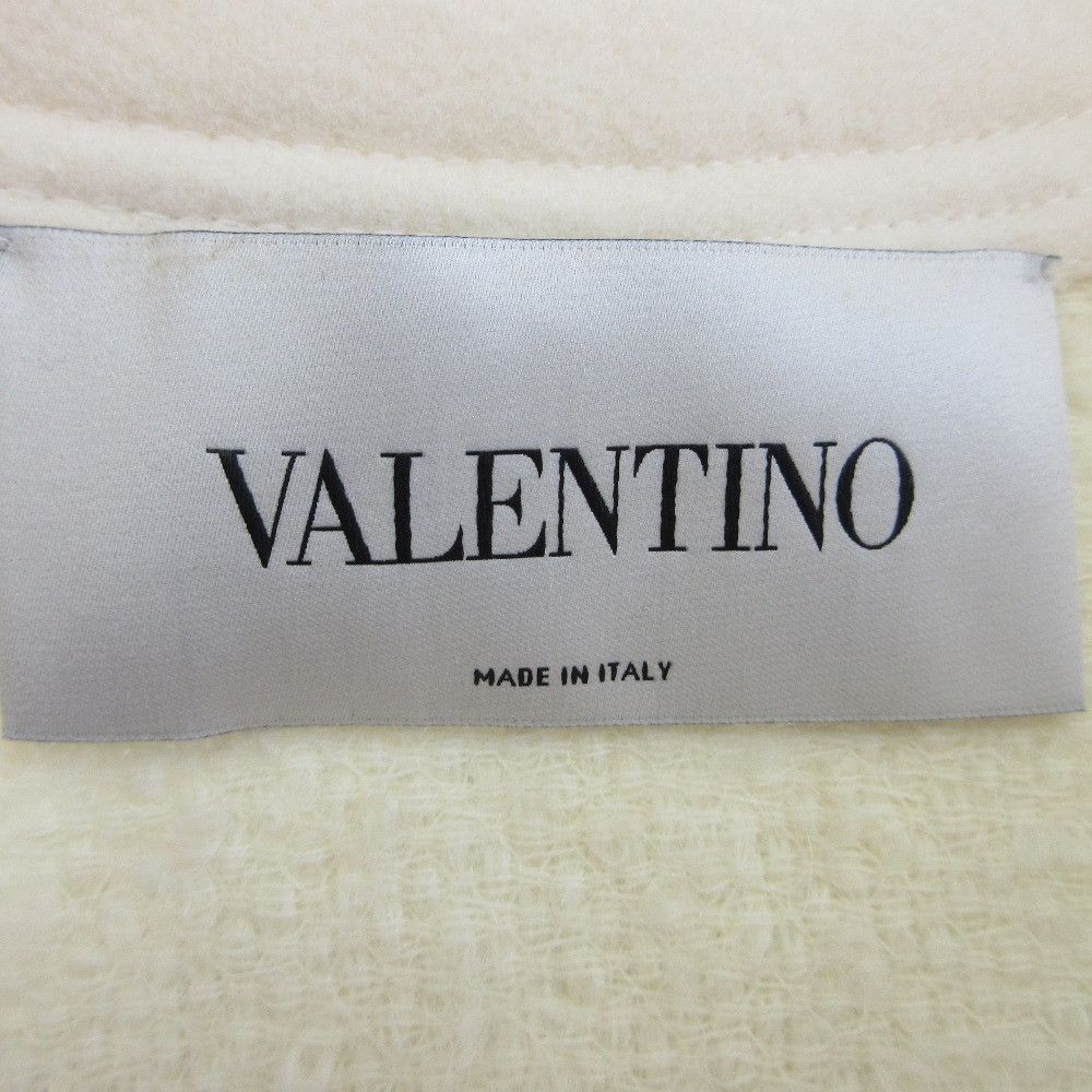 Valentino Valentino Valentino Wool Cape Coat Leather Outerwear WB0CG2E56QT DUTY FREE for USA Size ONE SIZE - 4 Thumbnail