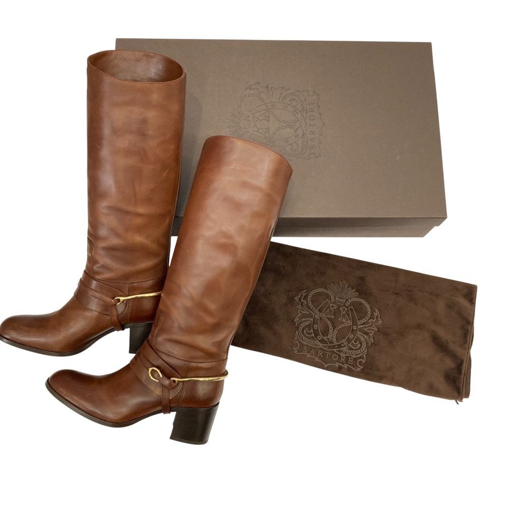 Other Other Sartore Leather Boots Leather Shoes DUTY FREE for USA Size ONE SIZE - 12 Thumbnail