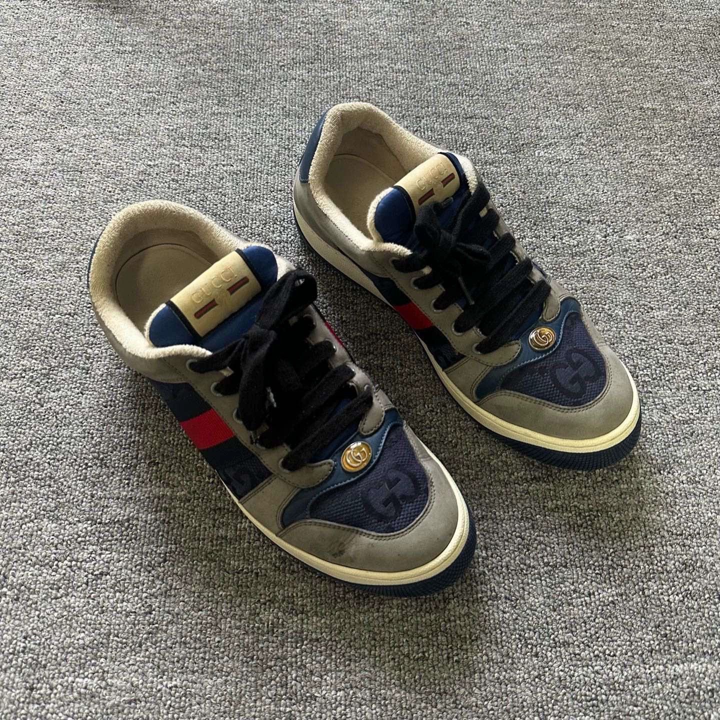 Gucci gucci printed sneakers size 43, like new Size US 10 / EU 43 - 2 Thumbnail