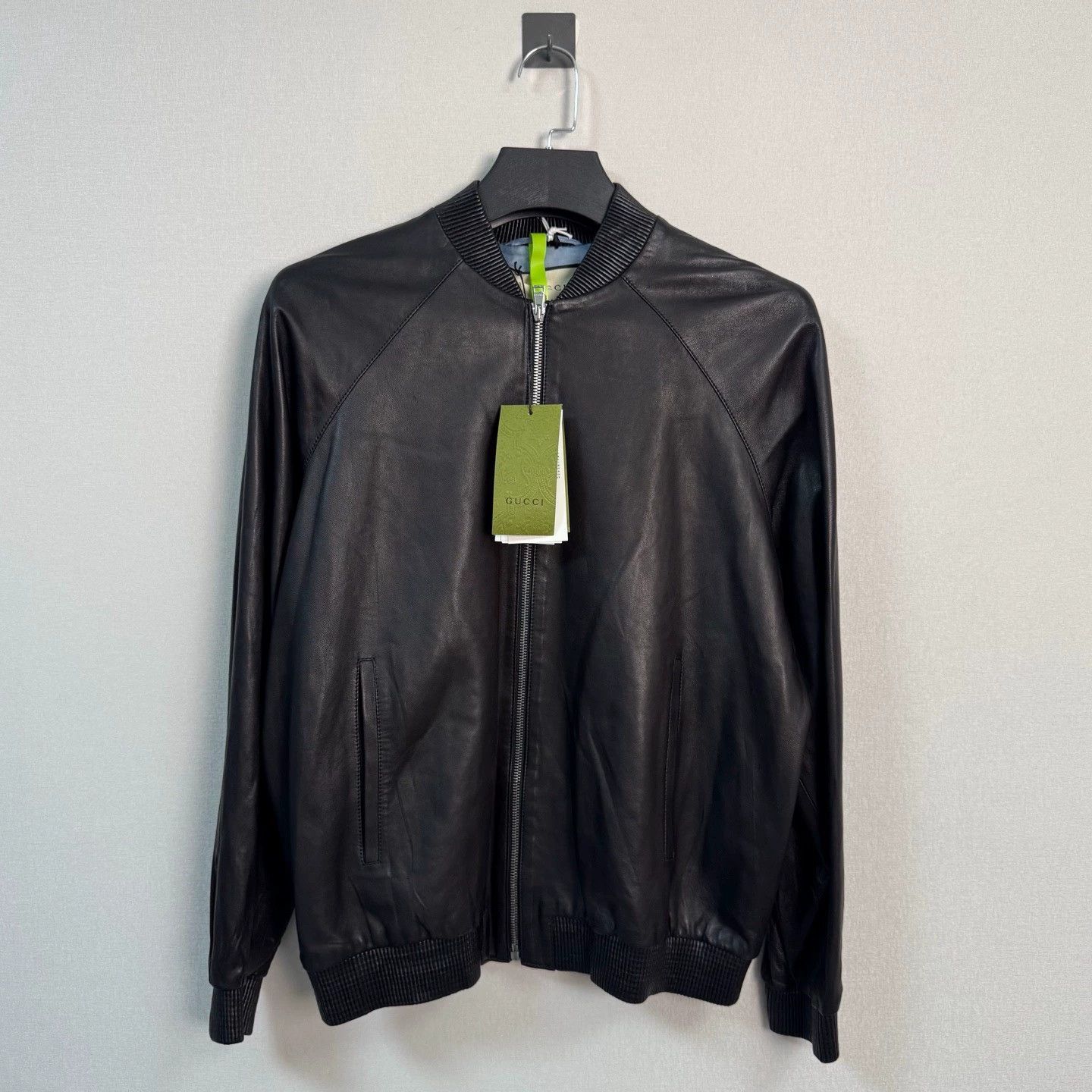 Gucci gucci classic sequin leather jacket size 42 Size US M / EU 48-50 / 2 - 2 Thumbnail