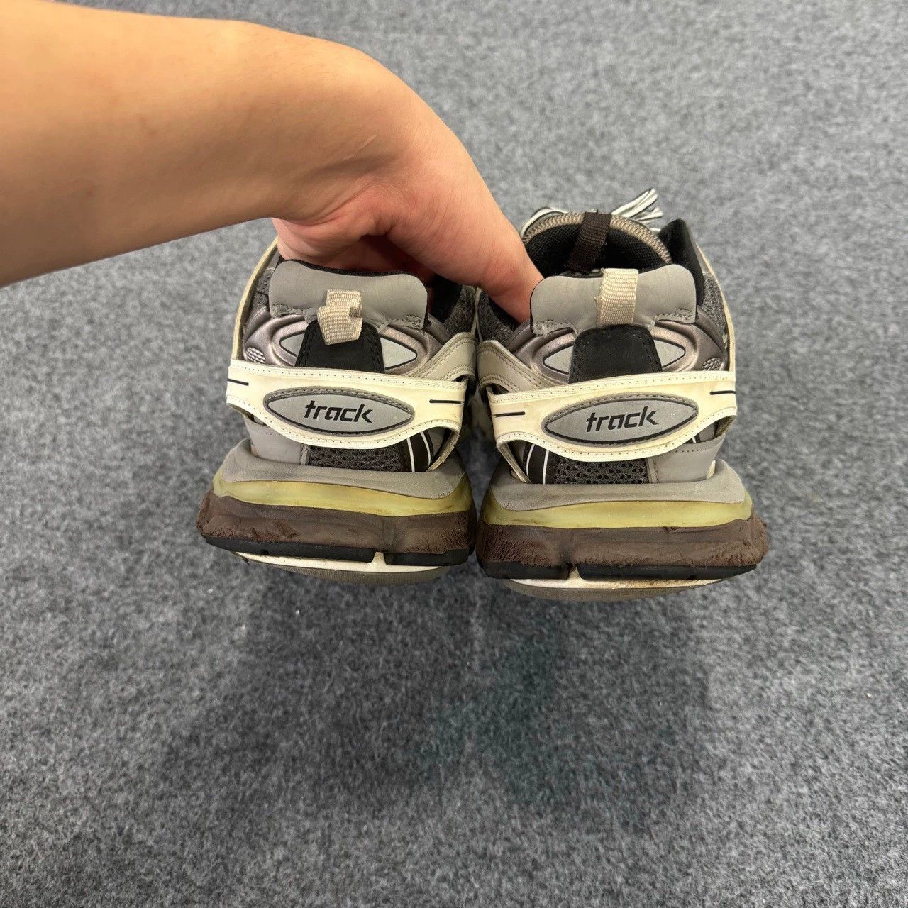Balenciaga balenciaga gray track sneakers size 41 Size US 9 / EU 42 - 5 Thumbnail