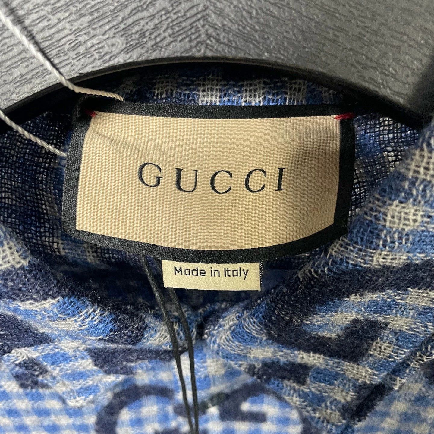 Gucci gucci double g check patterned shirt jacket Size US L / EU 52-54 / 3 - 3 Thumbnail