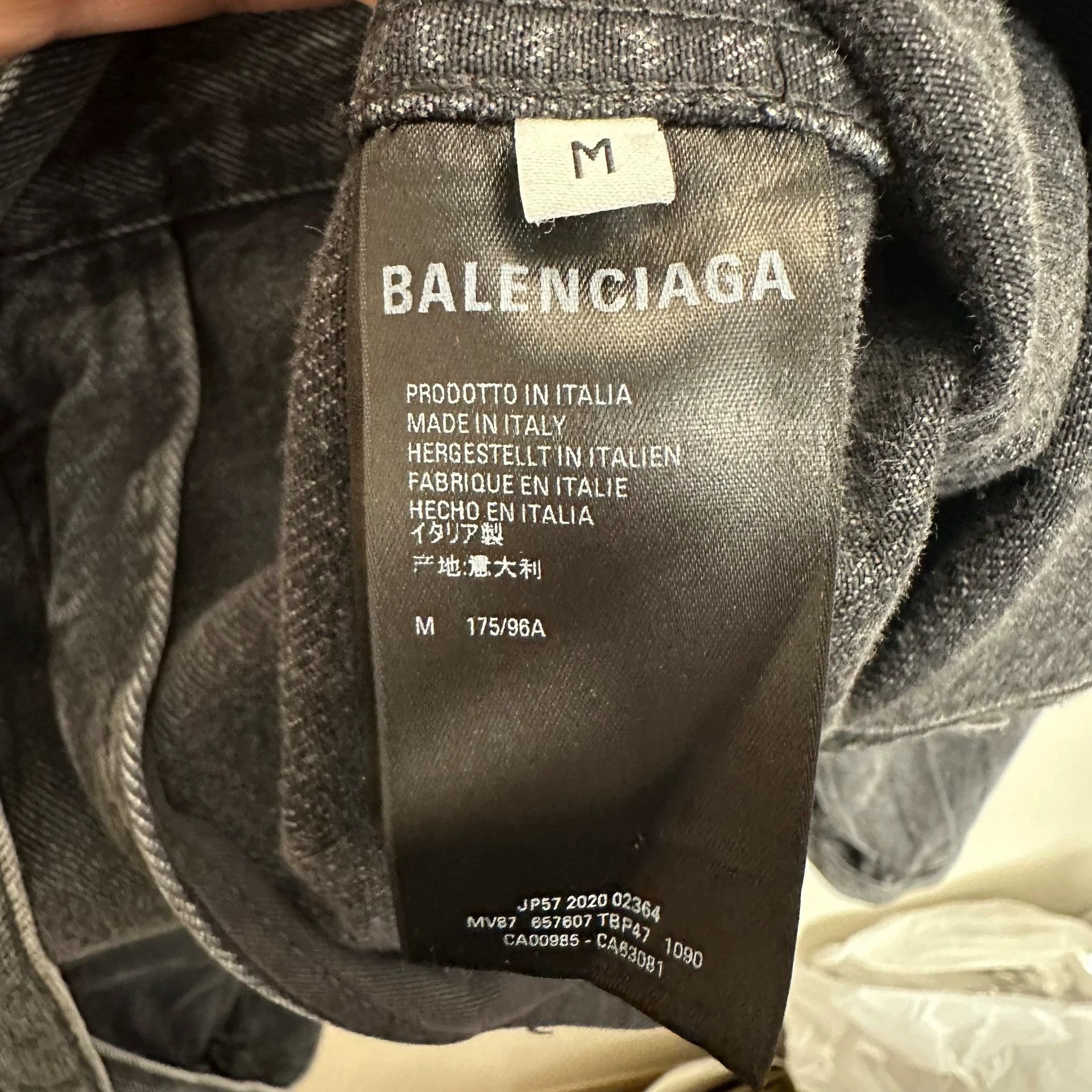 Balenciaga Balenciaga Smile Face Denim Jacket, Size M Size US M / EU 48-50 / 2 - 4 Thumbnail