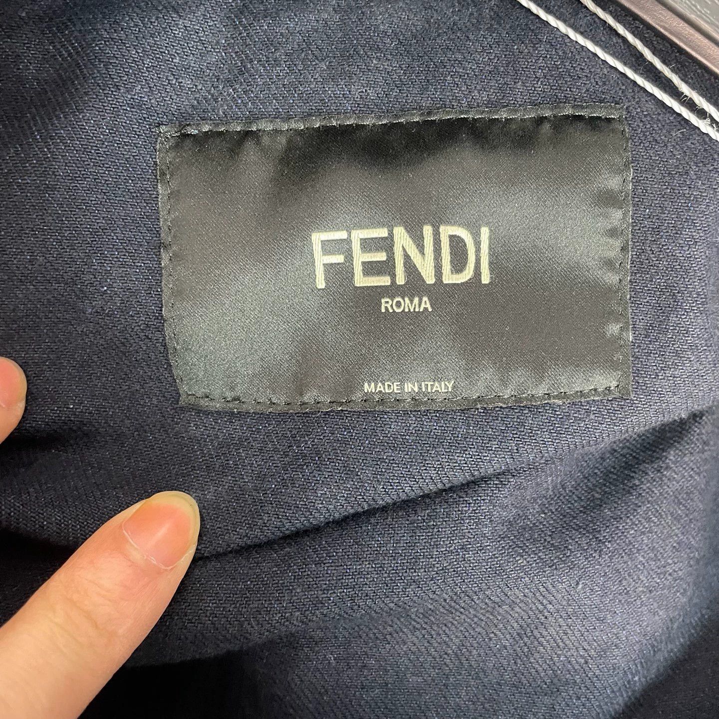 Fendi fendi denim jacket with embroidered logo Size US L / EU 52-54 / 3 - 3 Thumbnail
