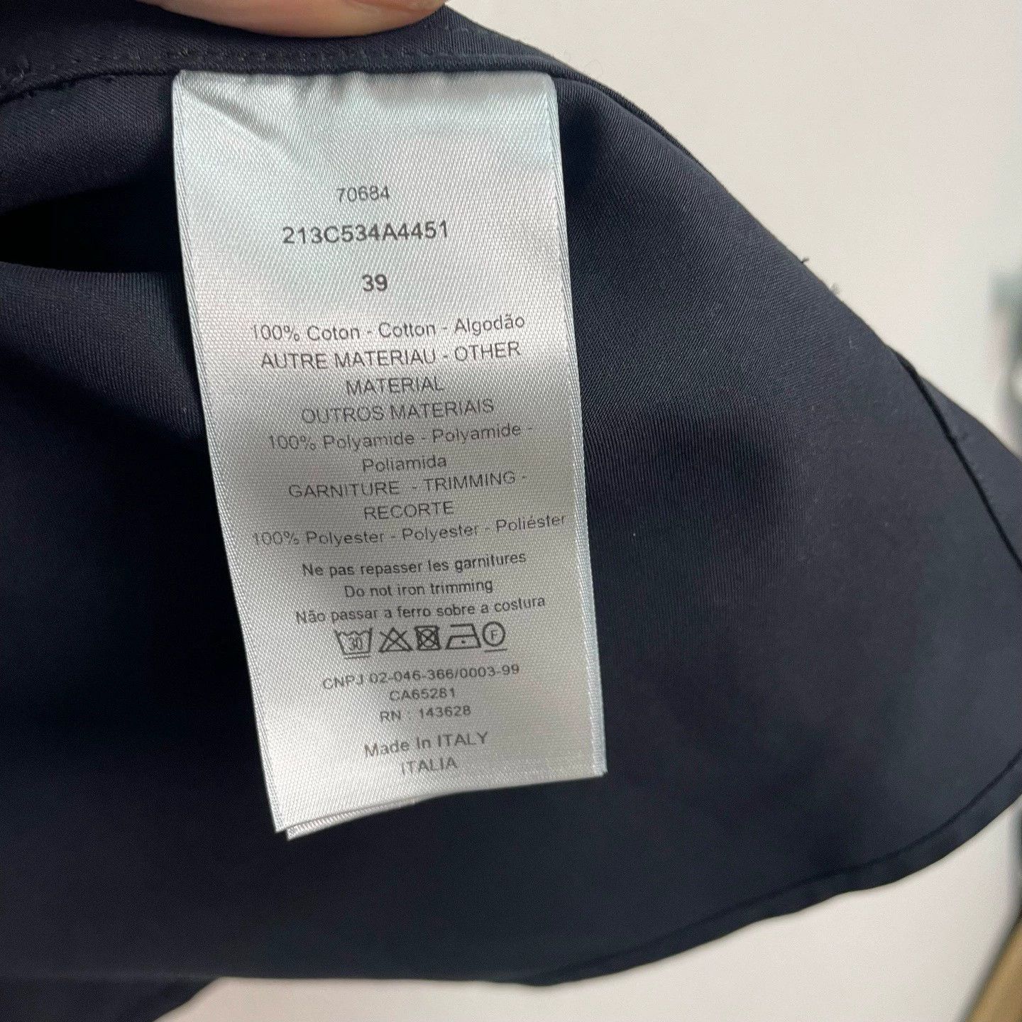 Dior dior sacai embroidered shirt jacket in navy Size US M / EU 48-50 / 2 - 4 Thumbnail