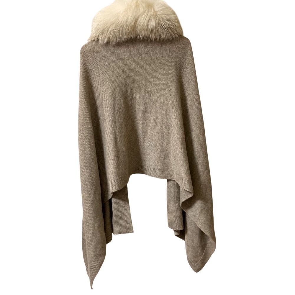Other Other FOXEY Fox Fur Cashmere Cape Natural Material Shawl DUTY FREE for USA Size ONE SIZE - 2 Thumbnail