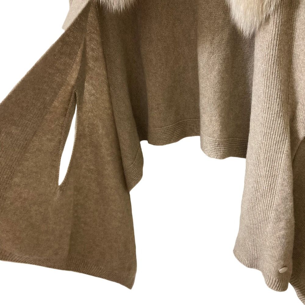 Other Other FOXEY Fox Fur Cashmere Cape Natural Material Shawl DUTY FREE for USA Size ONE SIZE - 3 Thumbnail