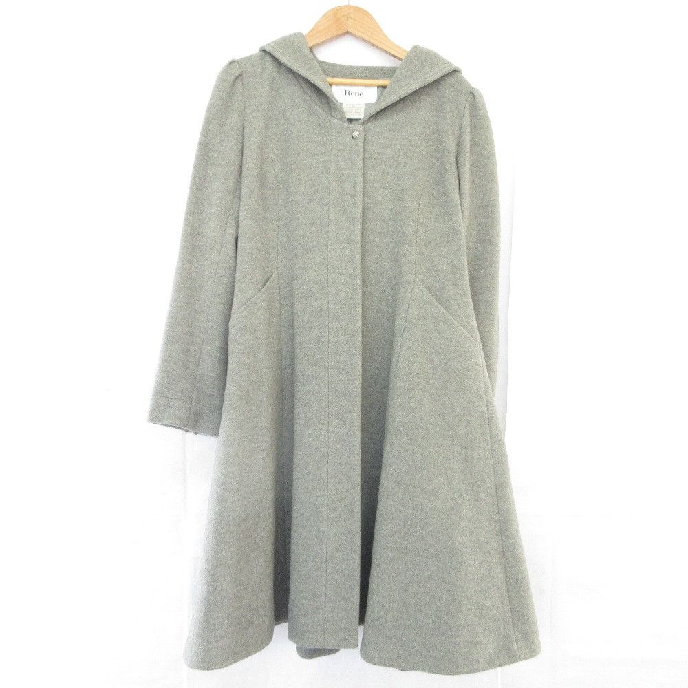 Other Other Rene Fox Fur Angora Wool Princess Coat Natural Material Outerwear DUTY FREE for USA Size ONE SIZE - 3 Thumbnail